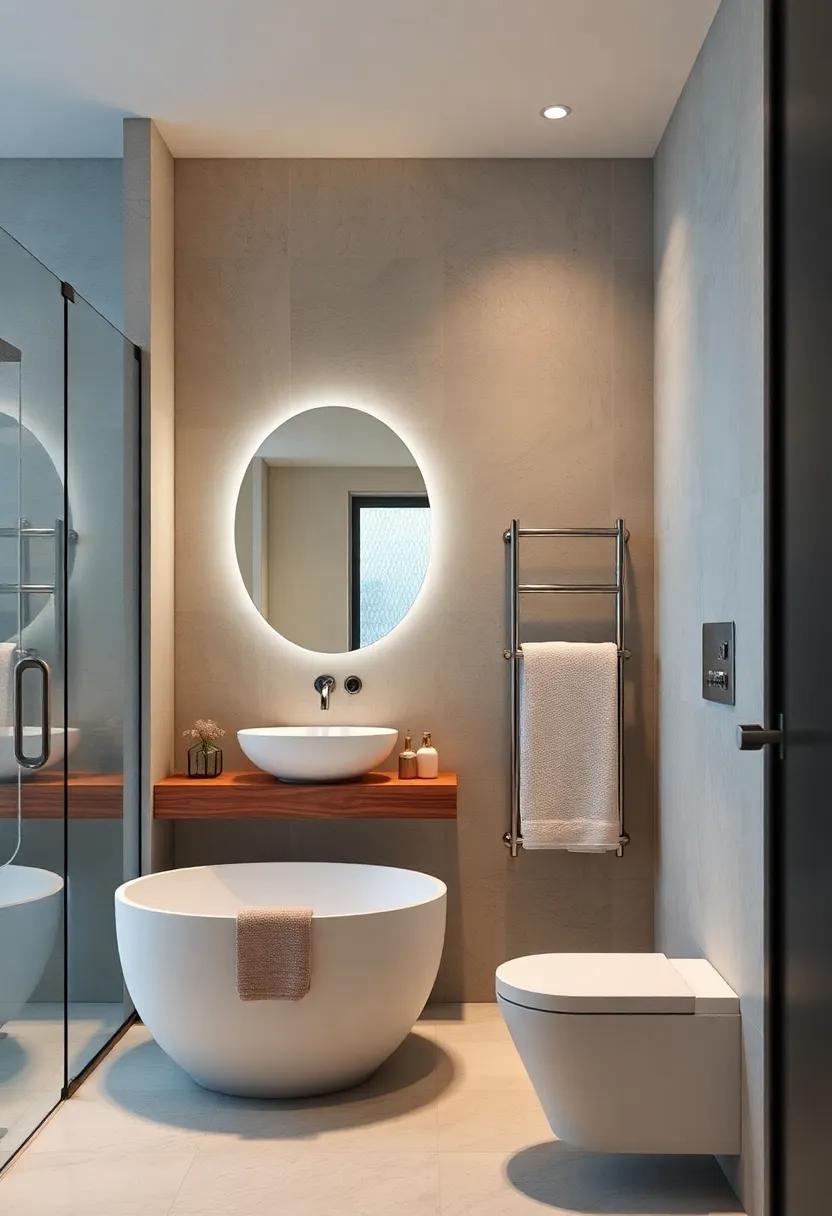 Compact ⁣Heated Towel Rack: Elevate ⁢your bathroom's luxury with⁣ a space-saving heated⁢ towel rack ⁢that adds warmth without occupying much space