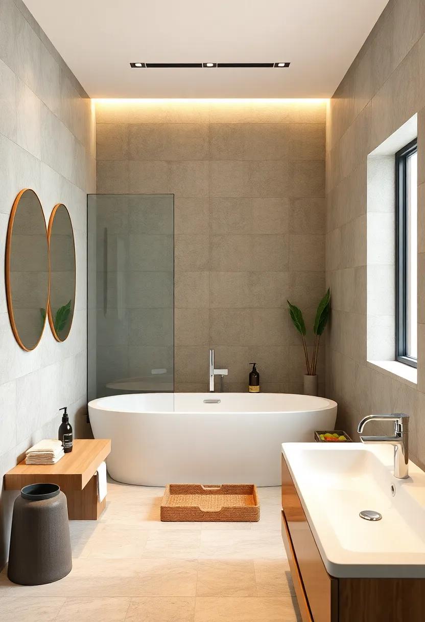 Decorative Boxes: Organize smaller items in decorative boxes that enhance the ‍bathroom’s aesthetic while keeping surfaces tidy