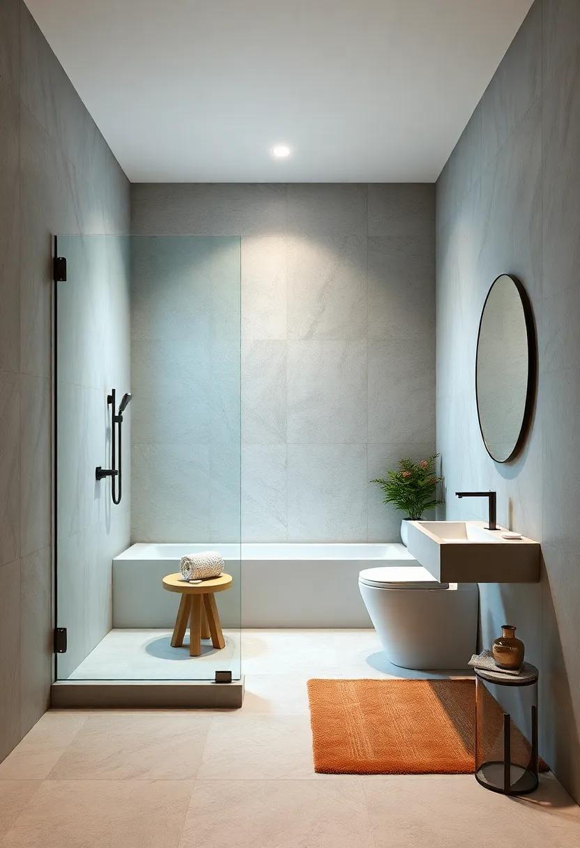 Glass Shower ⁣Panels: swap out bulky shower curtains for glass panels that create ⁢a sense of openness ‌and modern elegance