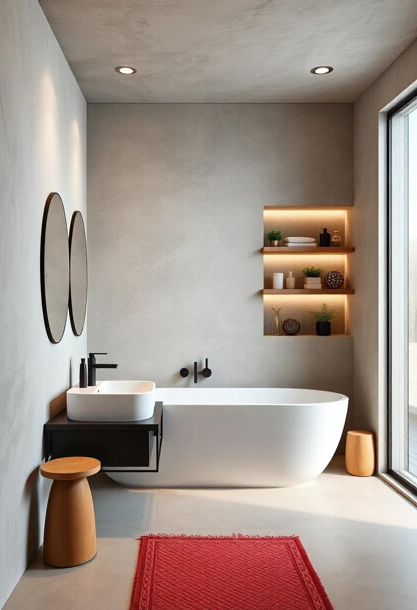 Recessed Shelving: Create built-in shelving within walls to display⁢ décor or store ‍toiletries‍ without ⁤taking ‍up valuable⁤ floor space