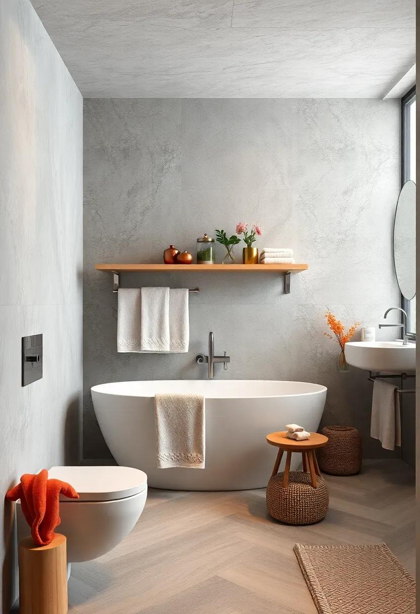 Towel Racks with Shelves: Combine towel storage and display‍ by choosing racks that feature integrated shelving for added convenience