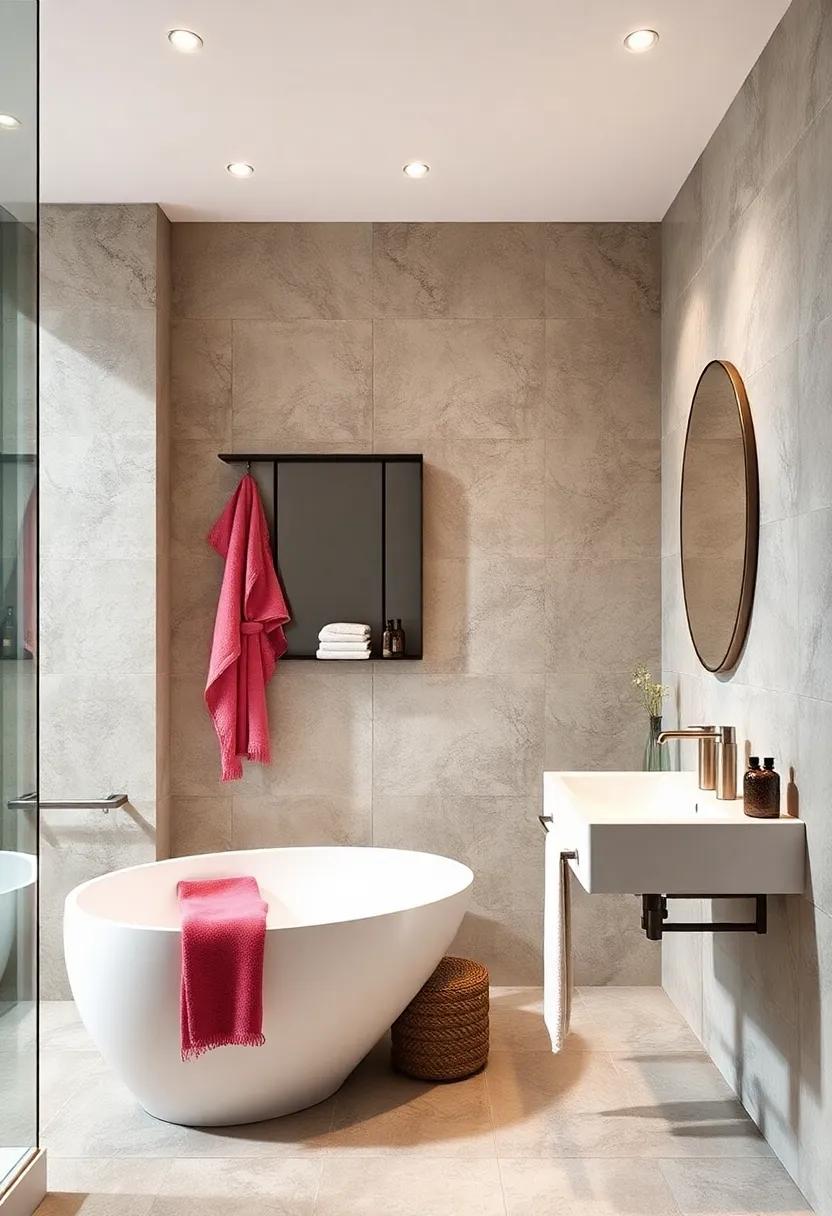 Wall Hooks for⁣ Accessories: ⁤Utilize wall hooks for bathrobes and towels, keeping the floor clear and creating​ a chic⁤ display