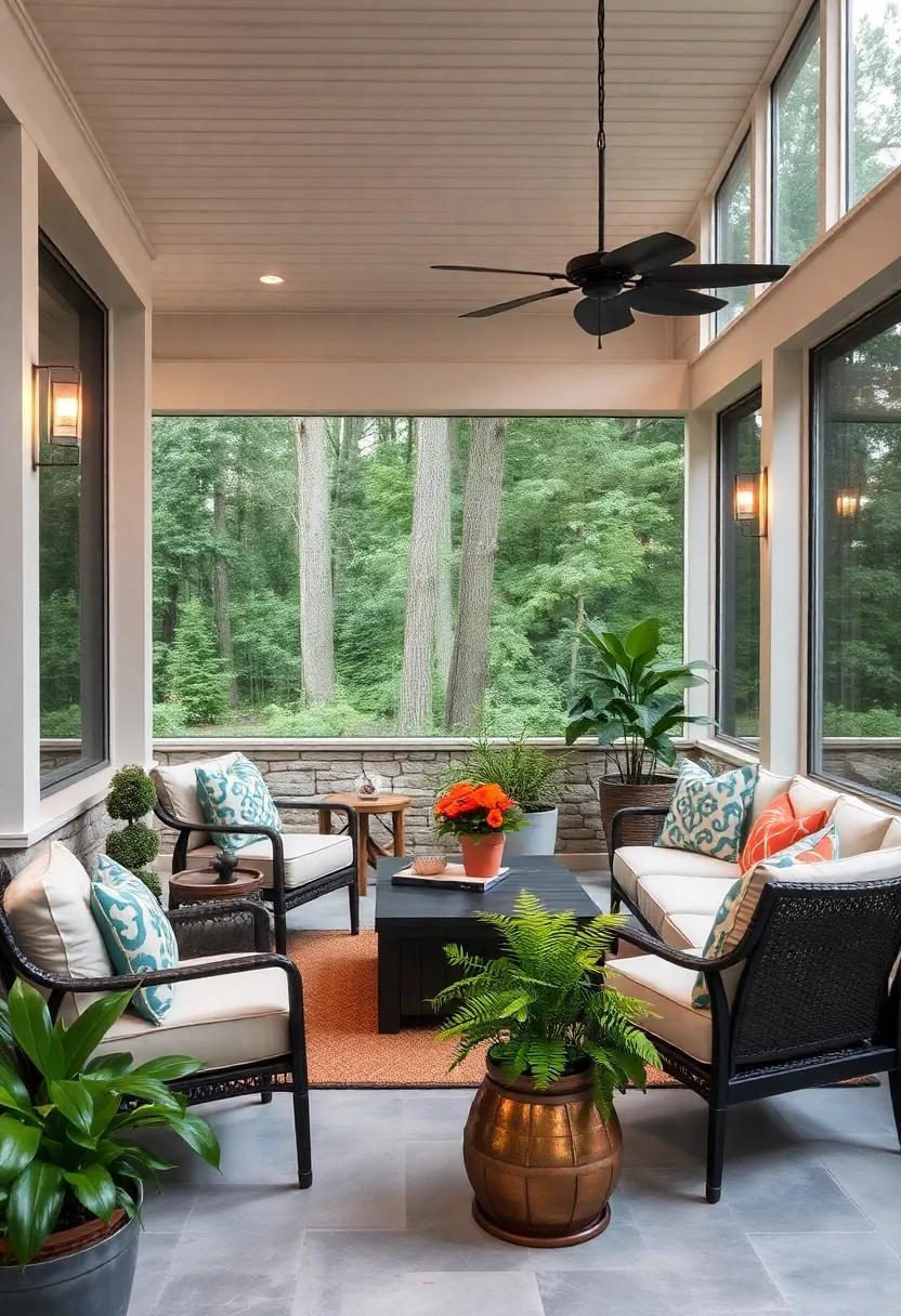 25 Cozy Seating Ideas to Transform Your Screened Porch into a Relaxing Retreat