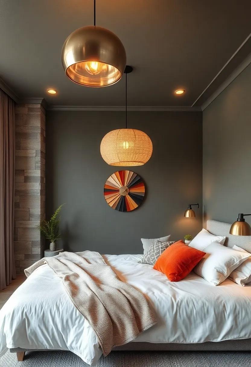 Reflective Ceiling Lights: Opt‍ for ⁣pendant⁣ lights⁤ or fixtures with ‍a​ metallic ⁢finish that⁣ bounce light ‌around, illuminating your space beautifully