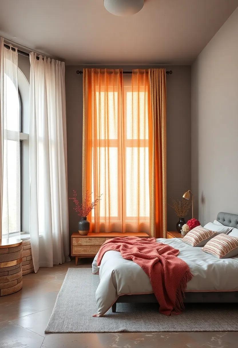 Shimmering Curtains:⁤ Choose curtains with a metallic sheen to add ‌depth and dimension to ⁤your‍ windows, ​fostering a serene ‌ambiance