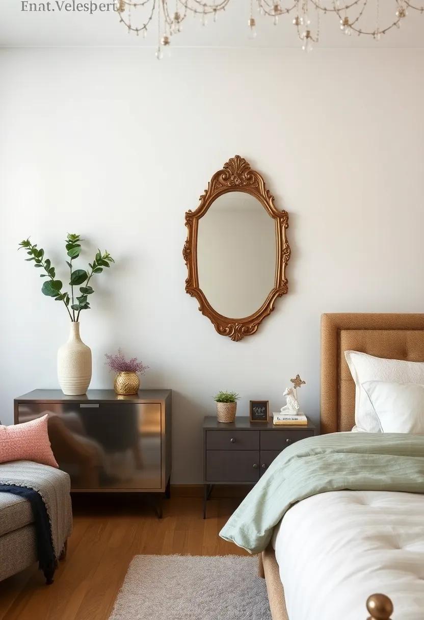 Vintage Mirror Revamp: Give an⁣ antique ​mirror a unique metallic finish, enhancing its​ capability as a decorative piece ⁣while ensuring functionality