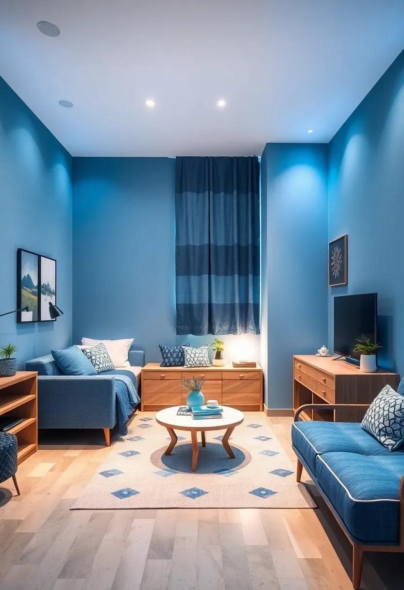 Soft Lighting: Incorporate blue-toned LED lights or fairy lights​ to create a calming ⁣atmosphere perfect for late-night studying or relaxation