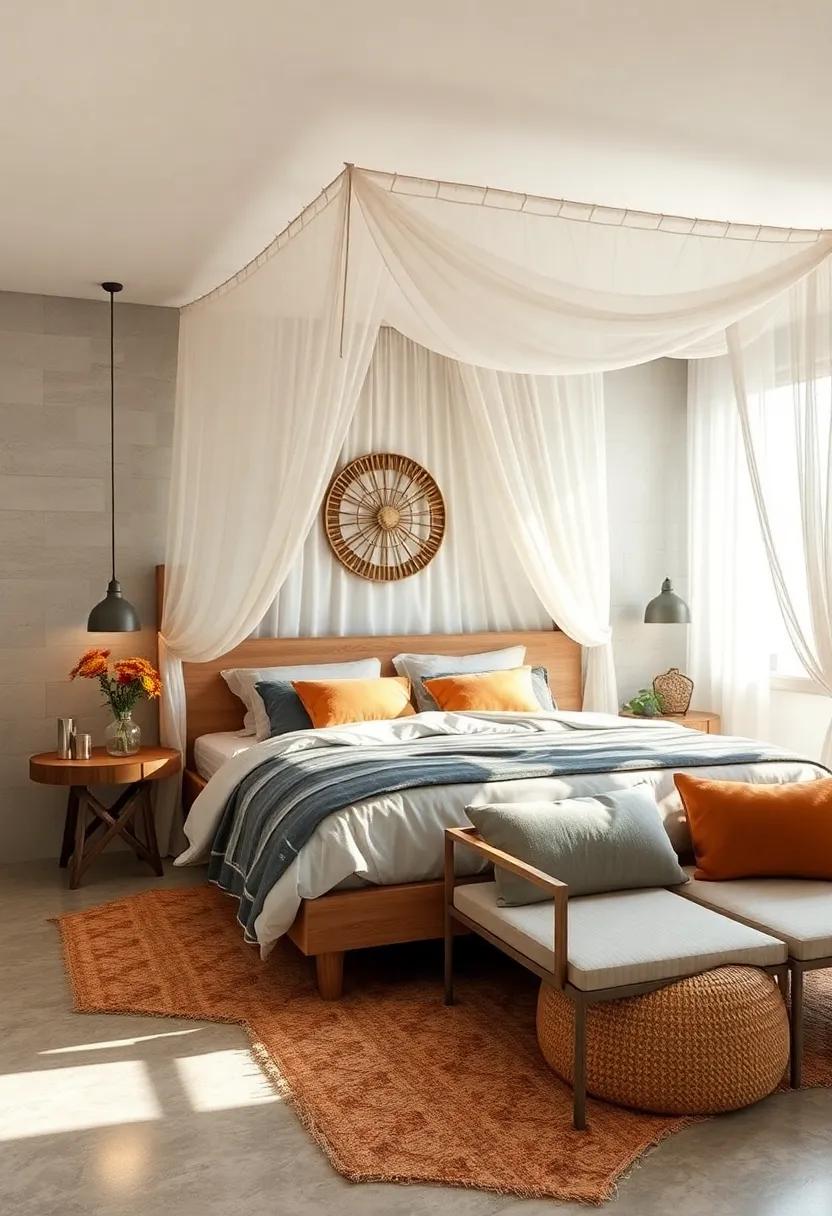 Canopy Comfort: Introduce a soft canopy above your bed with sheer⁢ fabrics​ that gently diffuse ⁤light,creating ⁤a dreamy,ethereal ⁤vibe