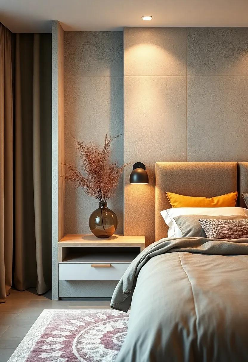 Functional bedside: Create an⁢ uncluttered bedside table with only ⁣essential items, ensuring a peaceful vibe​ that helps maintain a restful mind