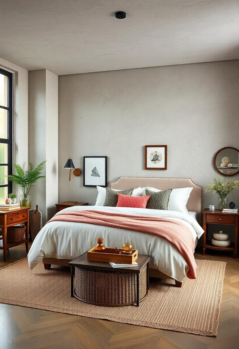 Vintage ⁢Vibes: Add charm to your bedroom with vintage or antique pieces that tell a story ⁣and add character to your space