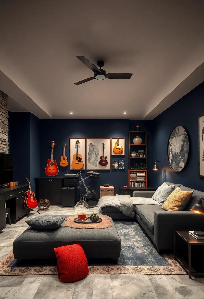 musical⁤ Retreat: Set up an‍ area for ⁢musical instruments with a dedicated display, adding personal ‍flair and ⁢a creative outlet to ⁣the room