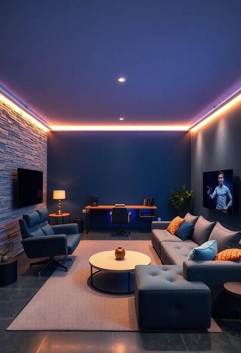 Gaming Station: Create ⁤a dedicated gaming‍ area with ergonomic seating and ambient LED lights‍ to transform tech time into a stylish ⁣experience