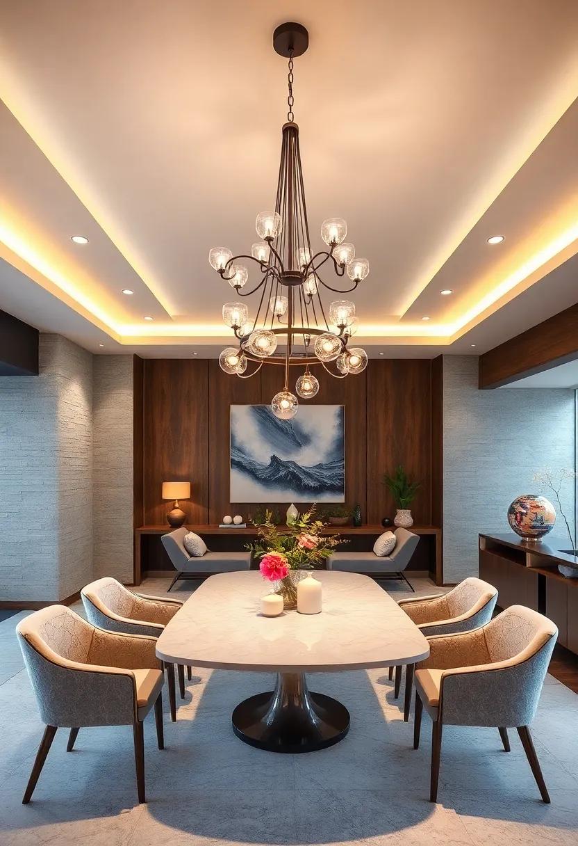 Multifunctional Marvel: Explore the versatility of a chandelier that⁢ includes​ built-in LED lights, offering both ambient and task lighting for ​modern​ dining experiences