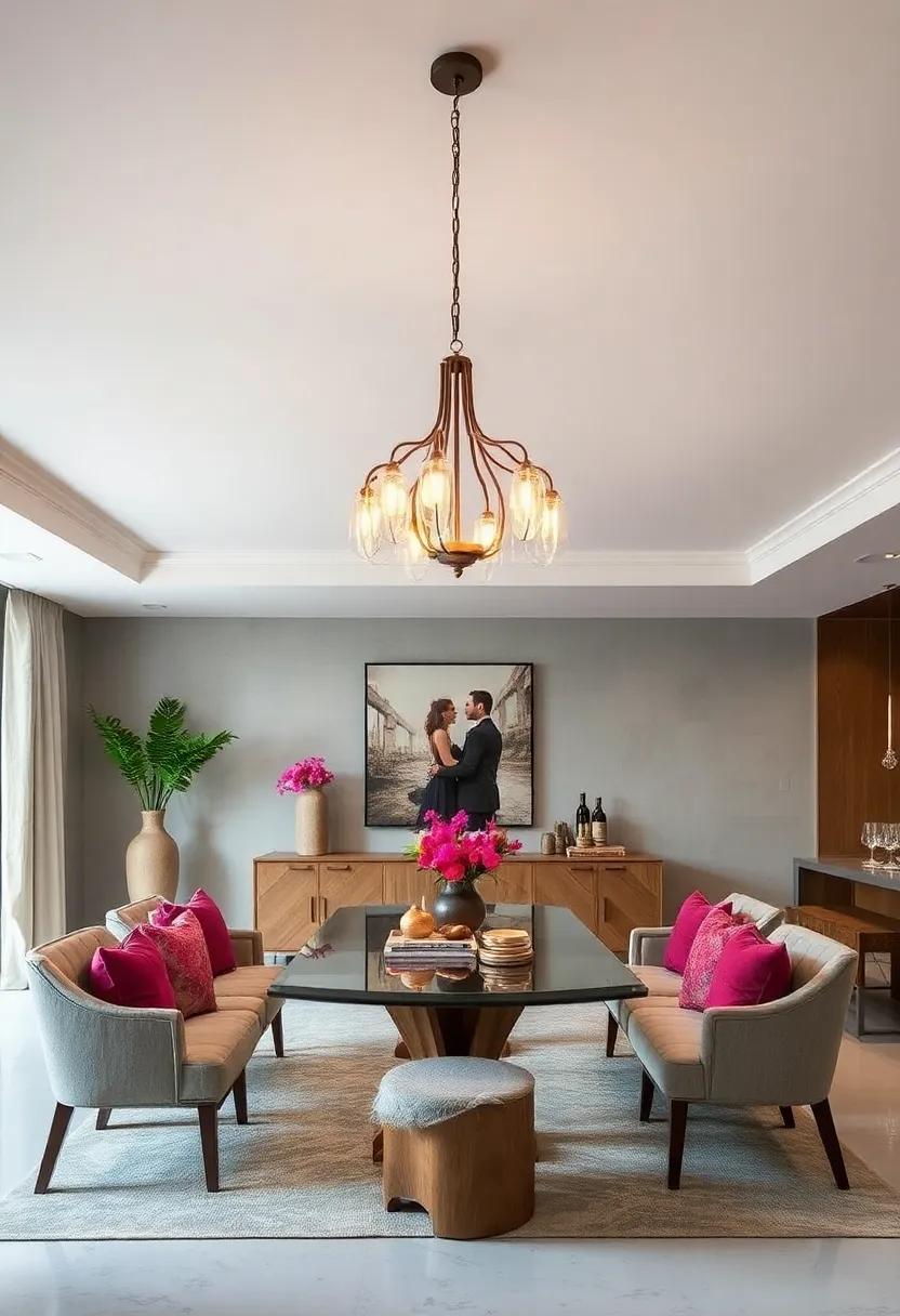 Repurposed Beauty:‌ Discover ‌the charm ‌of a chandelier crafted from repurposed materials, ‍showcasing sustainability and creativity in⁢ your décor