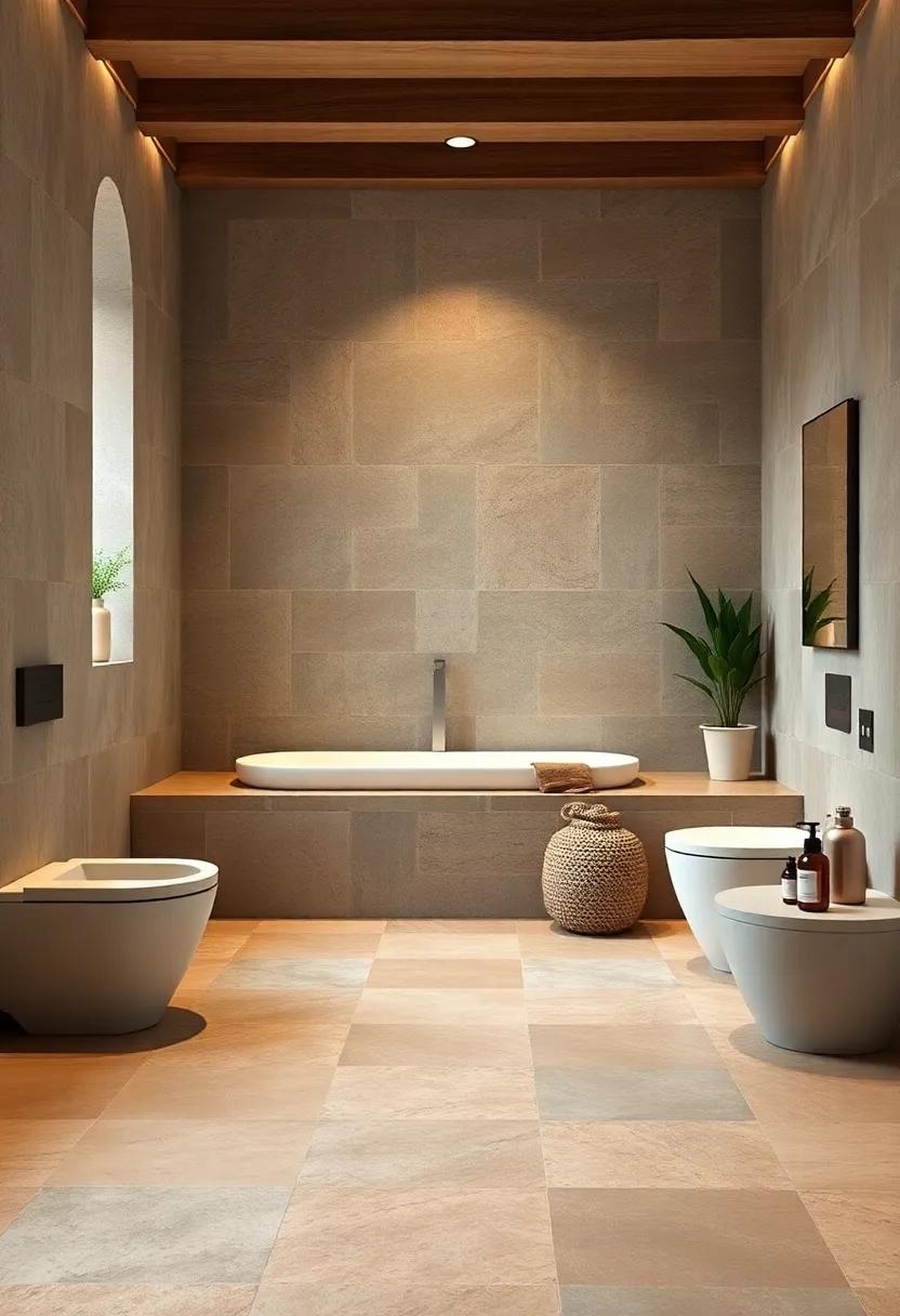 Choose terracotta floor tiles to create a Mediterranean flair, combining rustic beauty with​ modern ⁣luxury comforts