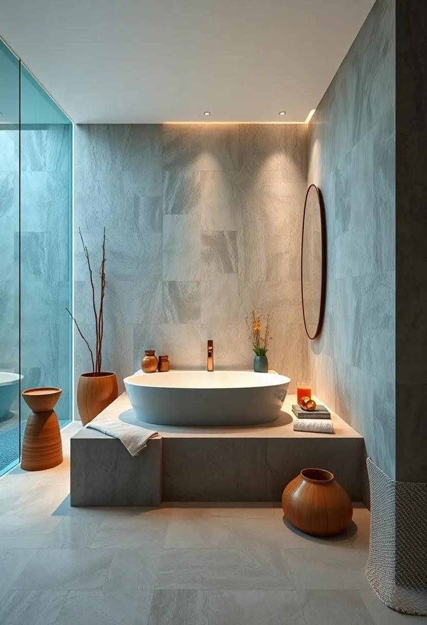 Opt for bamboo and stones together, creating a ​stunning⁢ visual contrast that fosters a serene, eco-friendly setting