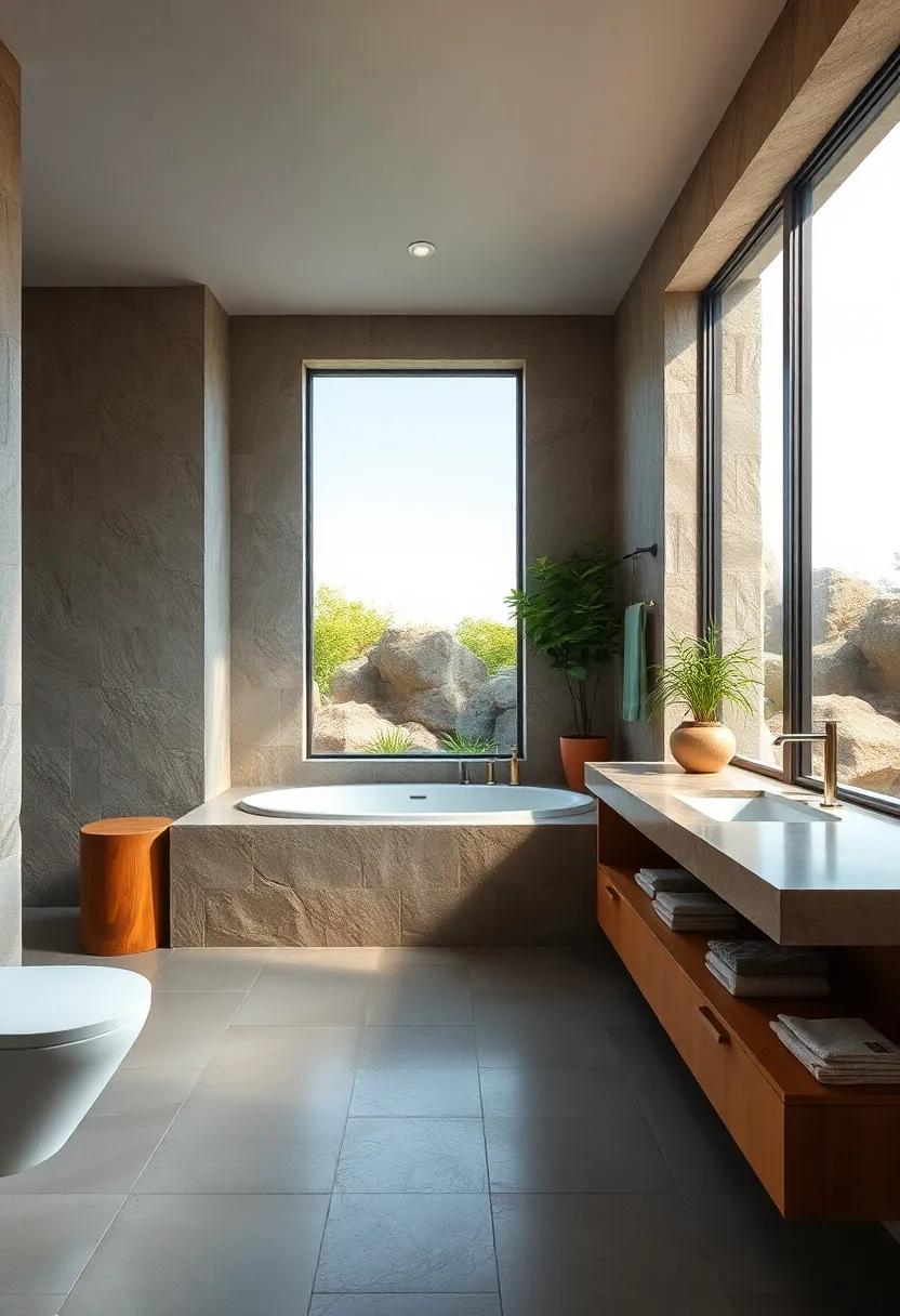 Use boulders or larger⁤ stones in landscaping outside ⁣the window for a seamless transition between the indoors and⁤ nature