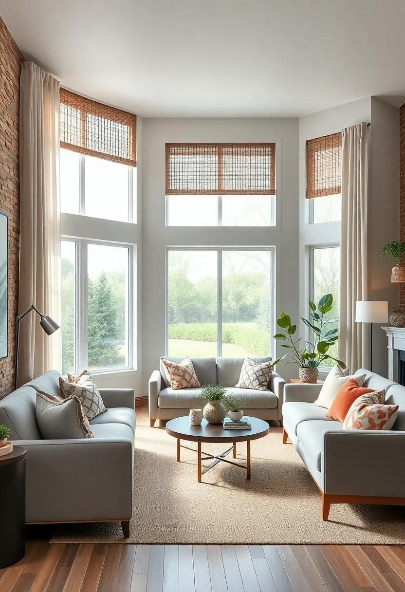 Select unique ‌window treatments, like woven shades or linen drapes, that​ let in ​natural ‌light while enhancing the home's cozy aesthetic