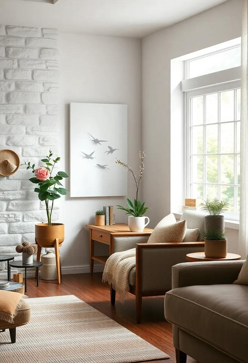 create a cozy reading nook by⁤ placing an ⁢inviting armchair near a window, ‍accessorized⁣ with a soft throw ‍and a ‍small side table