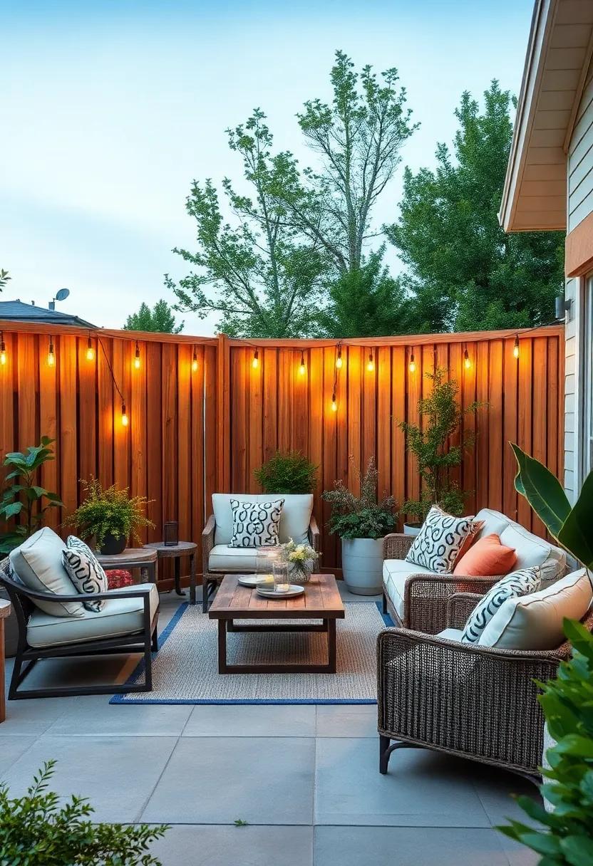 Firefly Jars: Hang mason jars filled with fairy lights along the ⁣slats‌ to⁤ create a magical glow at ⁢dusk