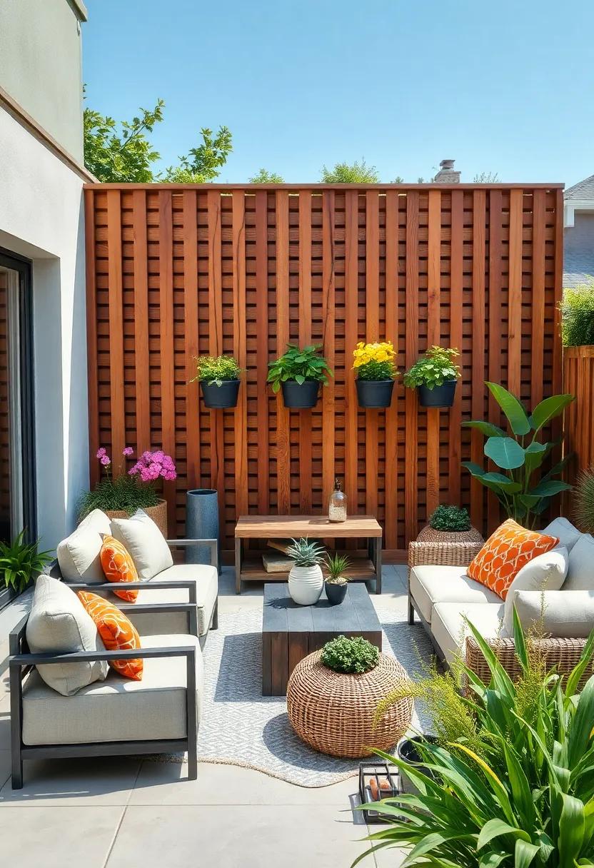 Vertical Garden Display: Install small planters ⁣on the slats to grow herbs, ​flowers, ‍or succulents, adding greenery while​ maximizing‍ space