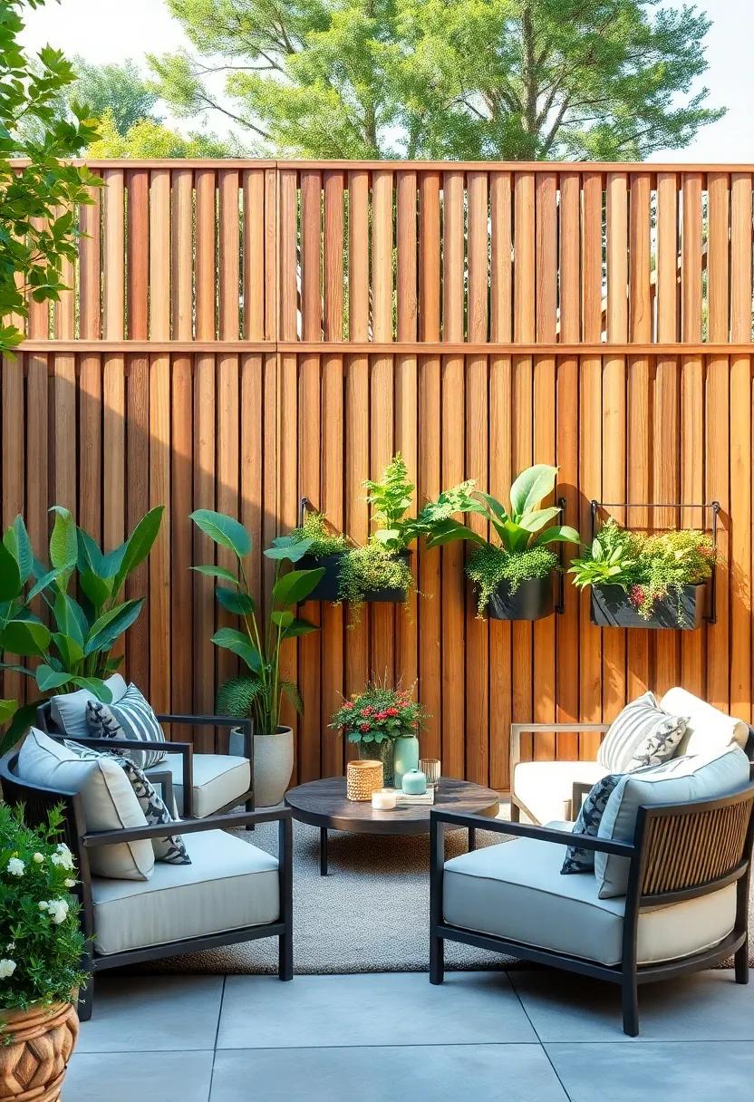 Wall-Mounted Planter⁢ Boxes: Attach decorative planter boxes to⁤ the fence for vibrant flowers or herbs within arm’s reach