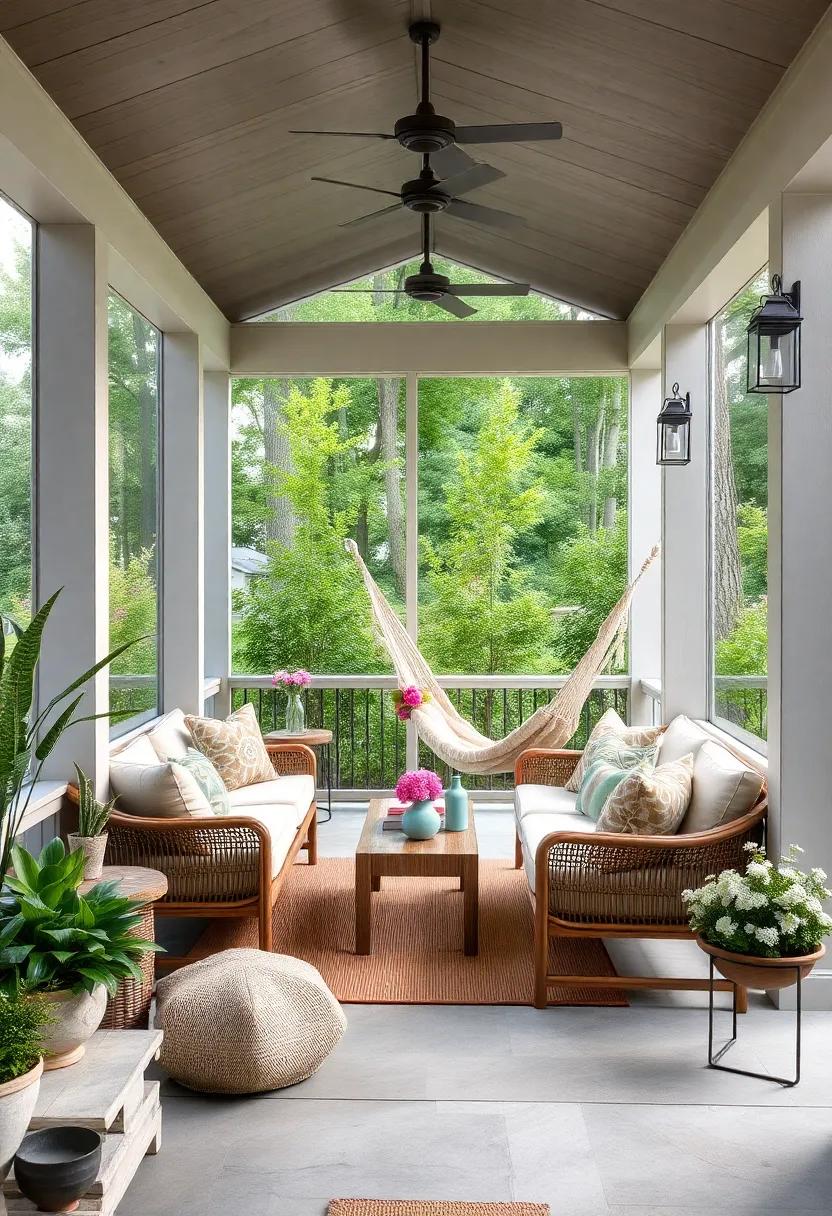 Create a Hammock Haven: ​Install ‌a hammock for a ⁤dreamy lounging​ spot, perfect for curling ​up ⁣with a book or napping under the ‌gentle​ sway of ‌the breeze