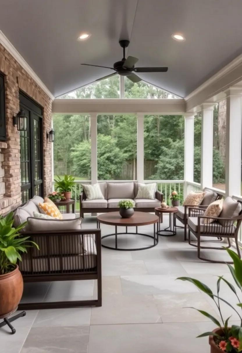 Create a Circular Conversation Area: Arrange your seating in a circular layout to encourage conversation and connection⁣ among⁣ family and ⁢friends