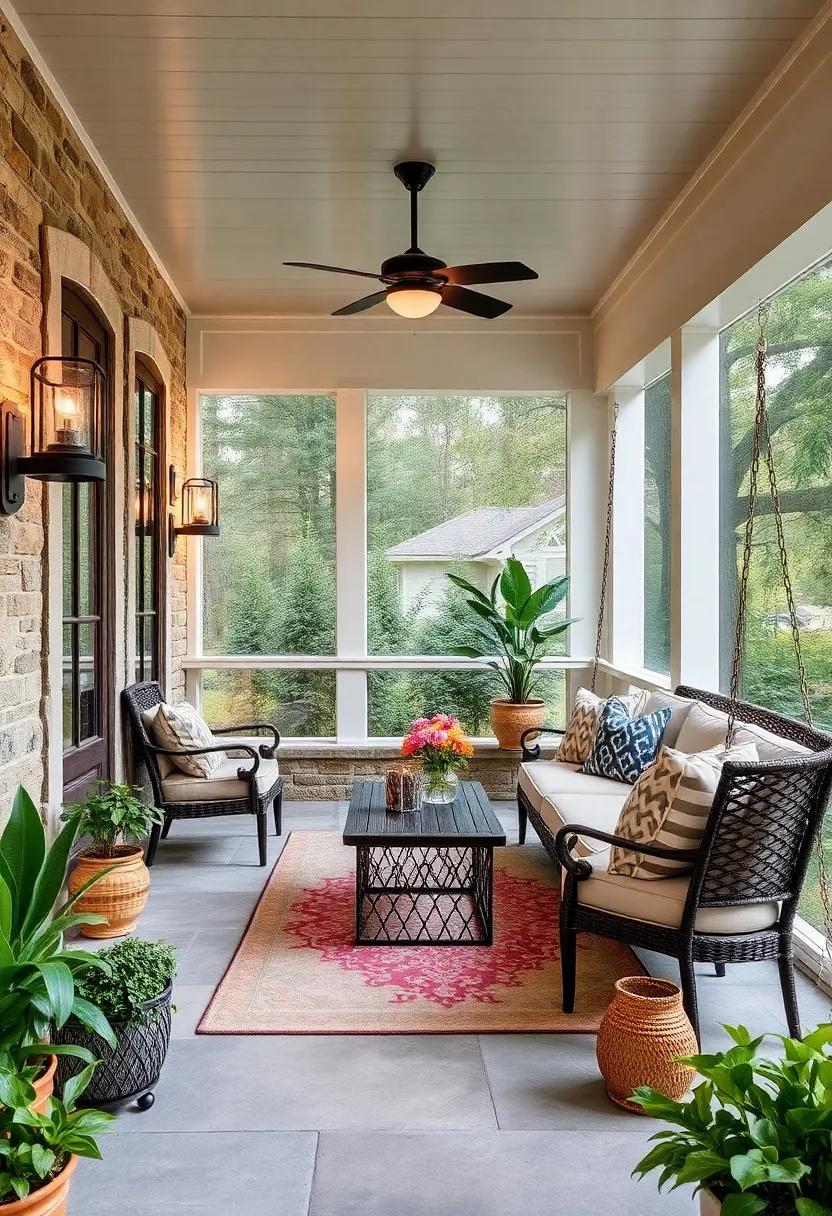 Incorporate a Swing Bench: Add ⁤a swinging bench to introduce a soothing motion to ​your seating‍ arrangement,‍ perfect ​for ‌enjoying lazy afternoons