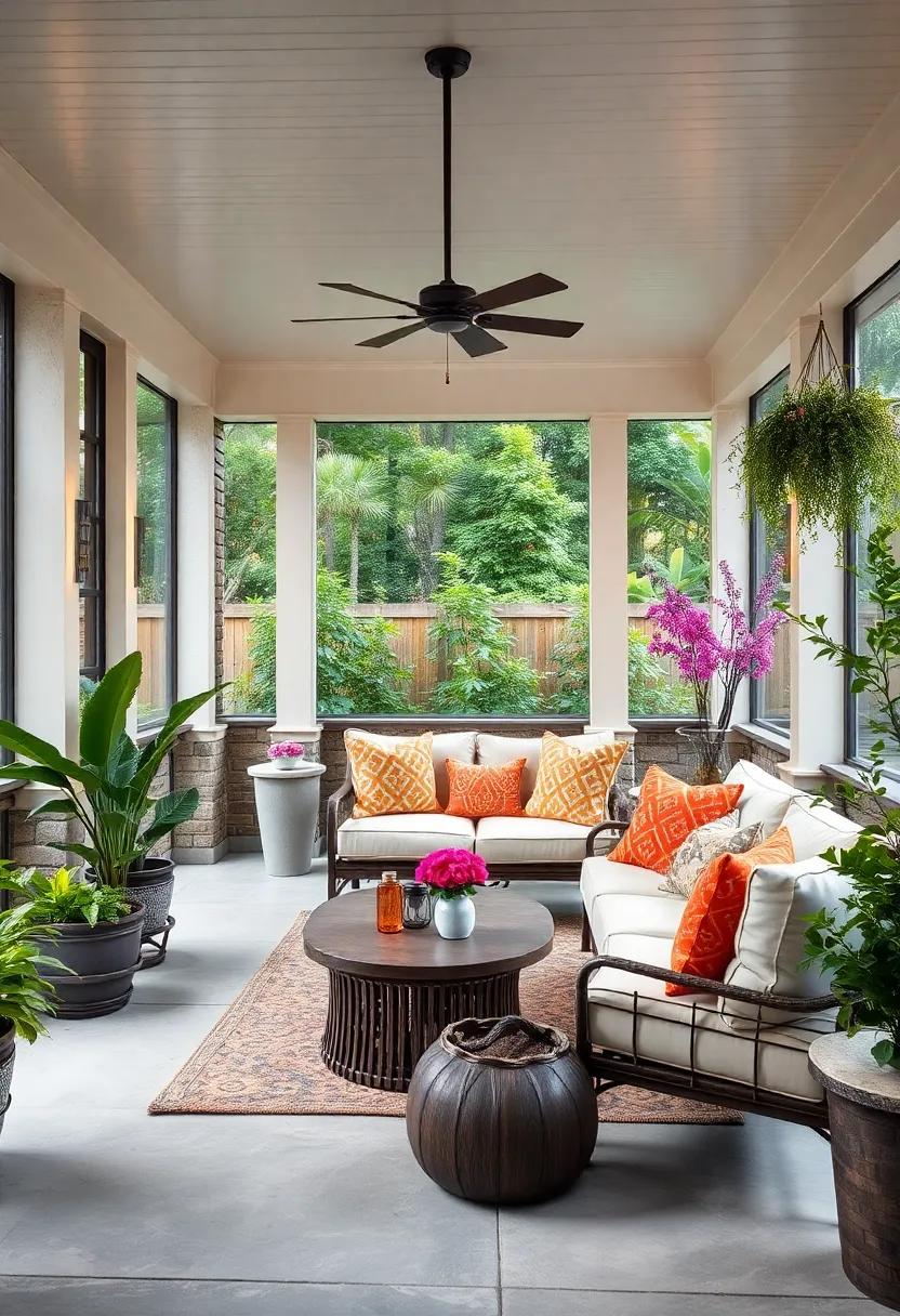 introduce a⁣ Loveseat: Invest⁢ in a compact loveseat to maximize comfort for couples ‍or friends ‌who want to ⁢cuddle up while enjoying⁢ the fresh air