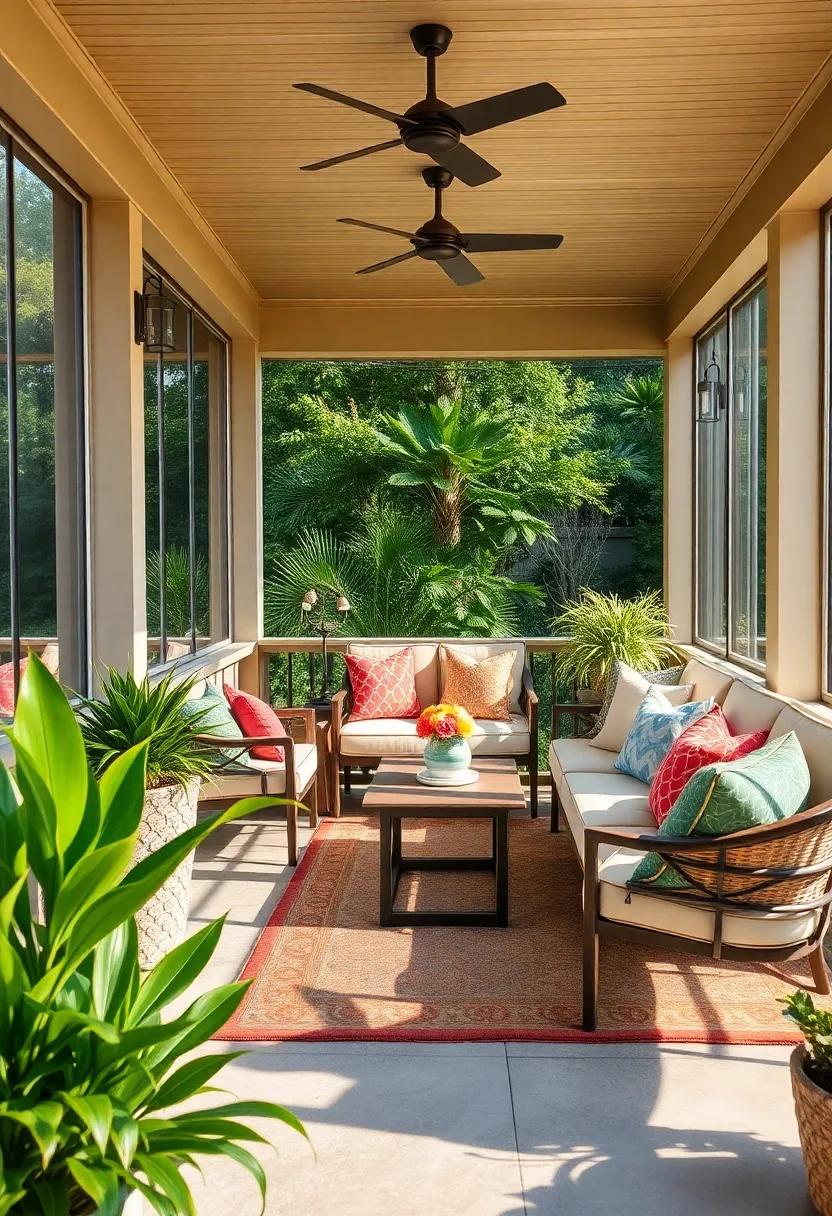 Layer Up with ⁢Plush Cushions: add colorful and textured outdoor cushions to your seating⁤ arrangement, inviting you​ to sink in and⁣ unwind while​ soaking up the views