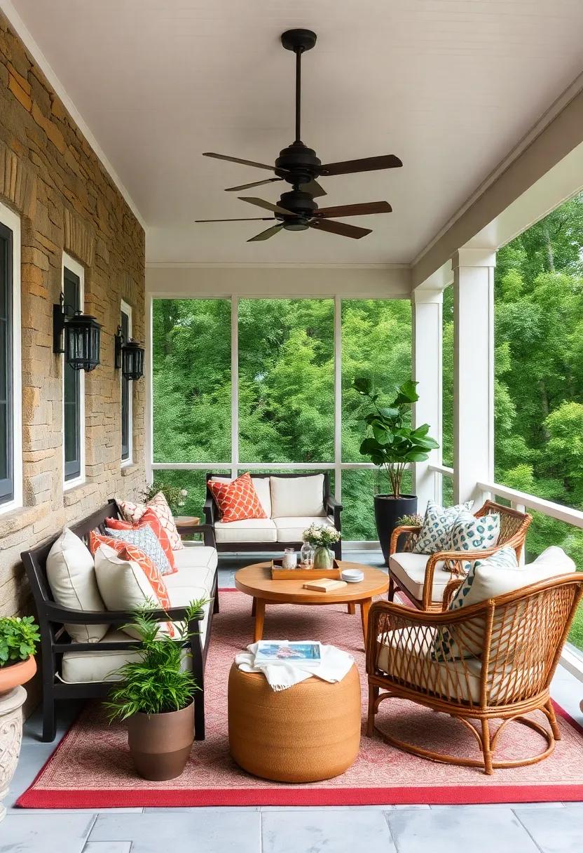 mix and Match⁤ Seating​ Styles: ⁣Create‍ an eclectic vibe by blending ‌different types ⁣of seating—benches, armchairs, and ‌poufs—for ⁤a visually​ intriguing‍ setup