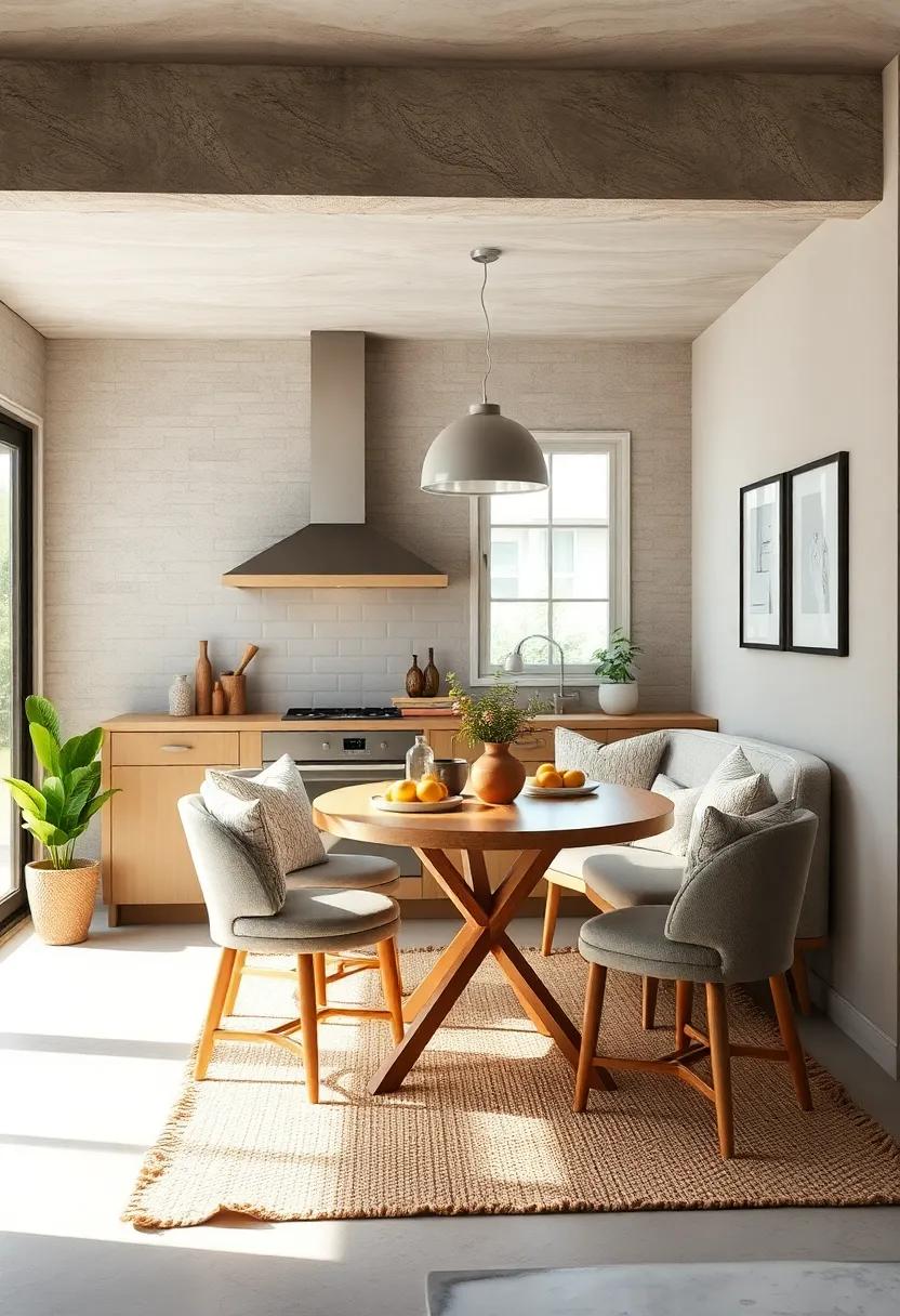 Add‌ a Cozy Rug: Layer a soft, ⁢textured rug under the table to⁢ bring warmth and ​comfort ⁣to your breakfast‍ nook, ⁢making it a true⁤ retreat