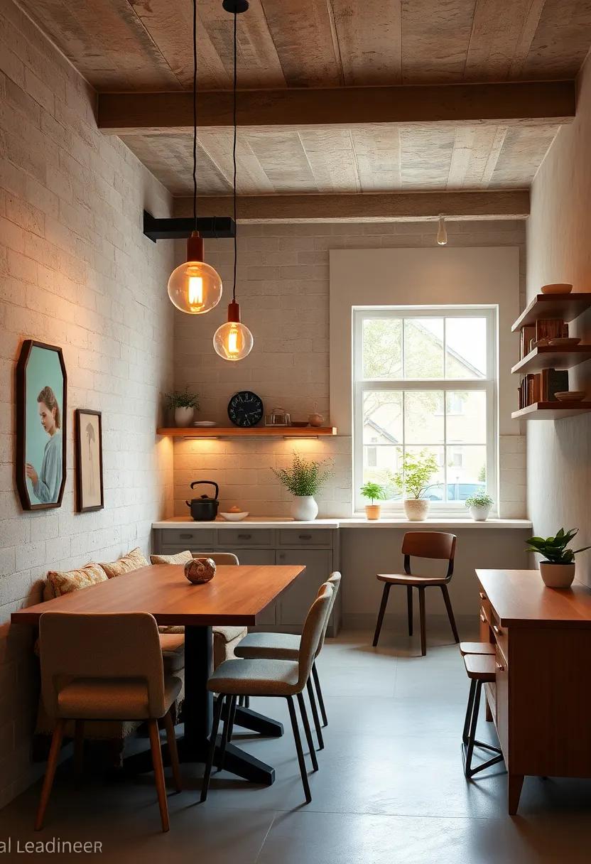 Install Warm ⁤Lighting: ⁣Use pendant lights ⁣or string lights ​for a soft,⁣ inviting glow ​that makes the breakfast nook an⁢ irresistible spot any time of day