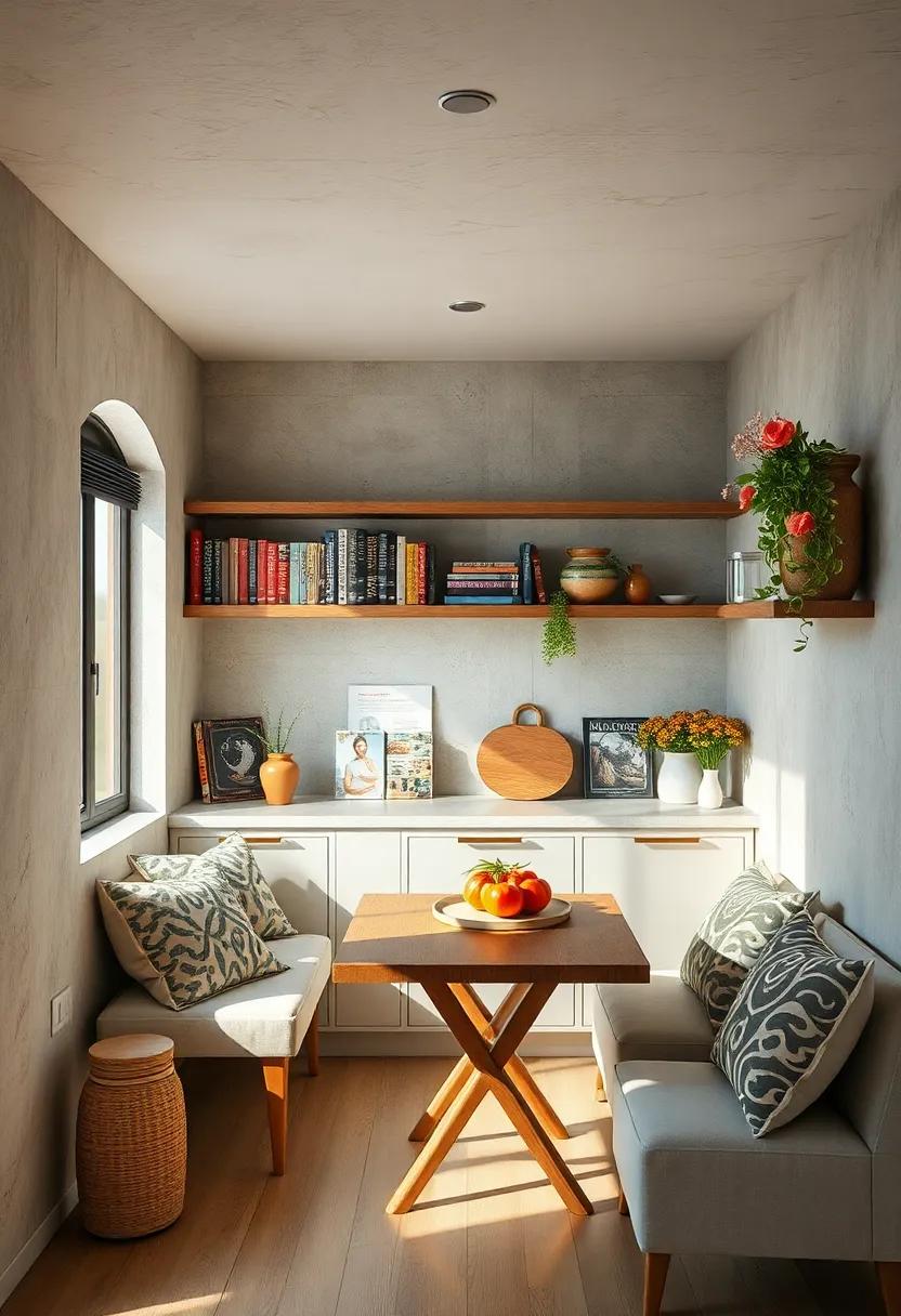 Showcase Cookbooks: Design a small bookshelf or display ​space for ⁤your favorite cookbooks,inviting culinary creativity while enhancing the cozy atmosphere