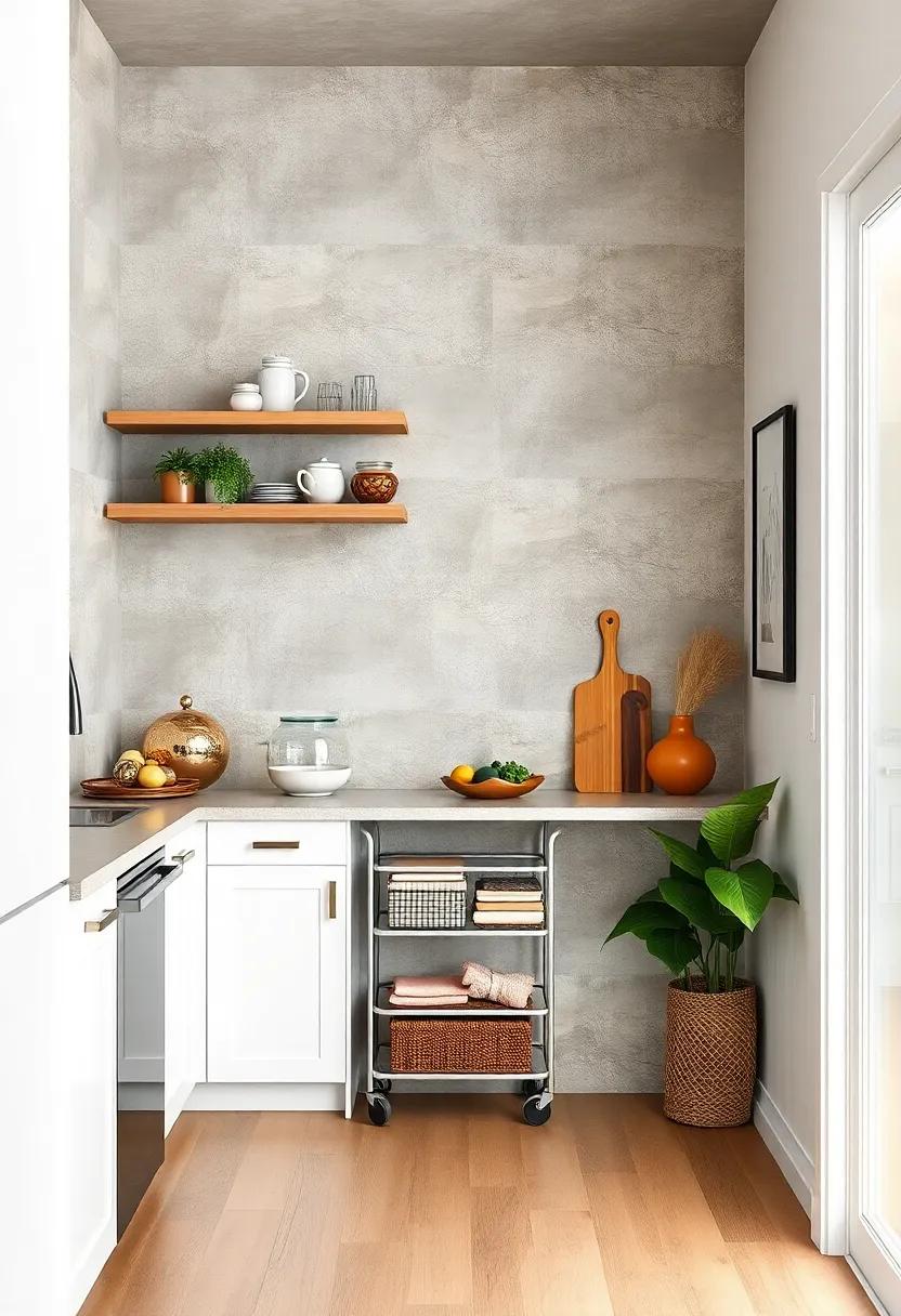 Smart storage Solutions: Maximize storage with‌ wall-mounted shelves or a small cart to keep your breakfast essentials within reach and declutter‍ the space