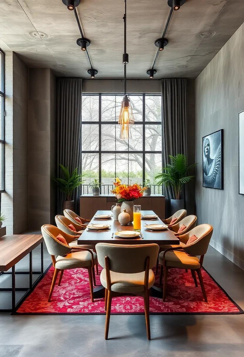 25 Inspiring Industrial Style Dining Rooms: Elevate Your Space with Bold Aesthetics