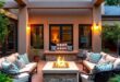 25 Cozy Patio Design Ideas Featuring Outdoor Fire Pit Seating for Ultimate Relaxation