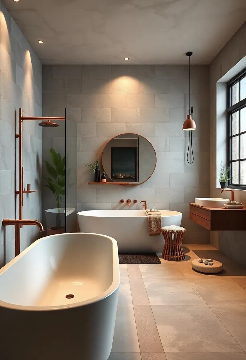 27 Stunning Industrial Bathroom Ideas Featuring Copper Elements to Inspire Your Design