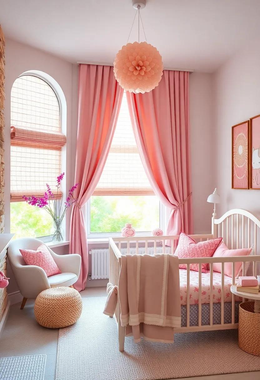 Picturesque Window Treatments: Frame the view with beautiful⁢ blinds or drapes that soften light and complement the nursery's color scheme
