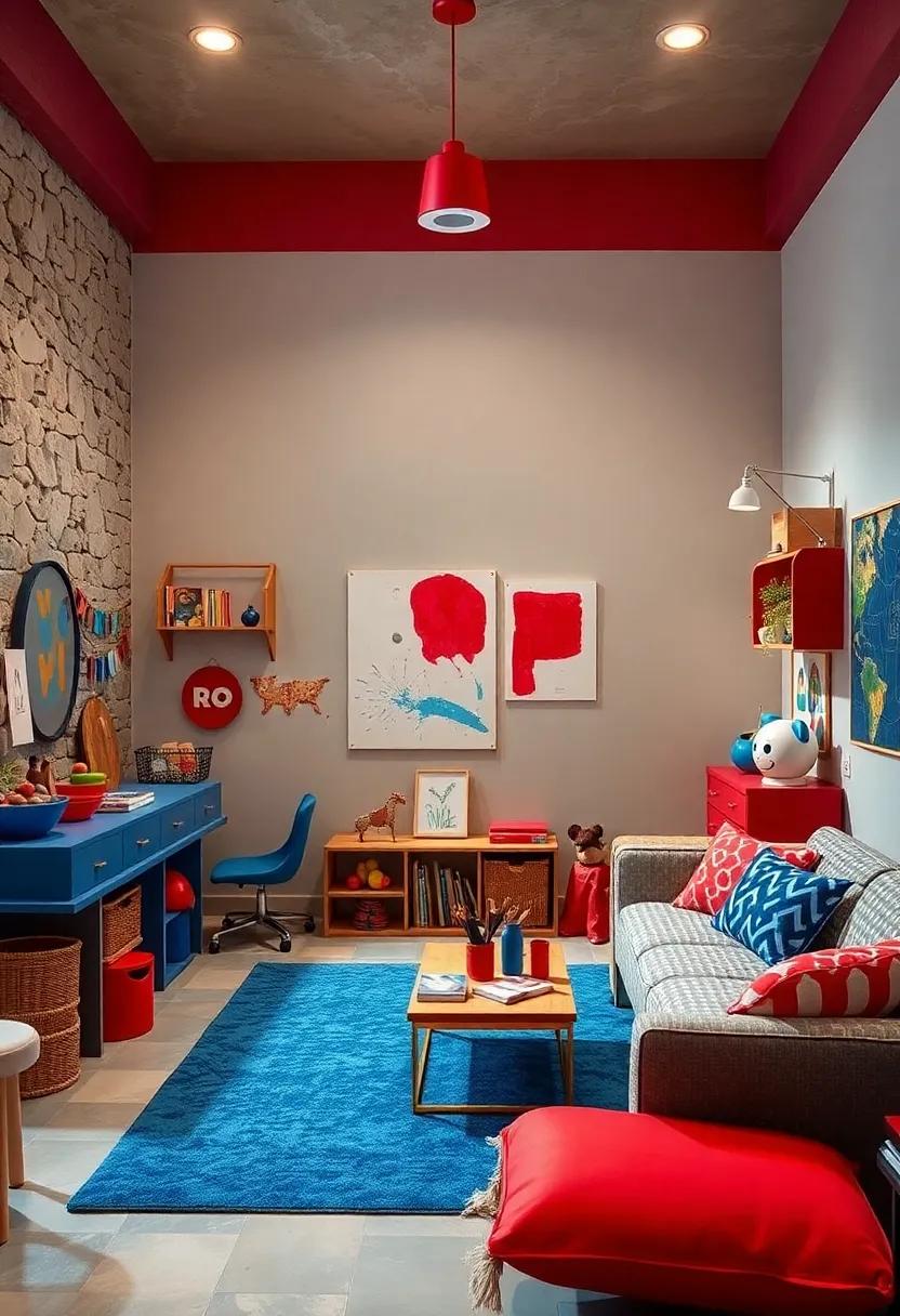 Unleash Creativity: Include an art‌ station ‌with red and blue ⁢supplies,encouraging ‌your boy to ‍express himself through​ creativity and ​color