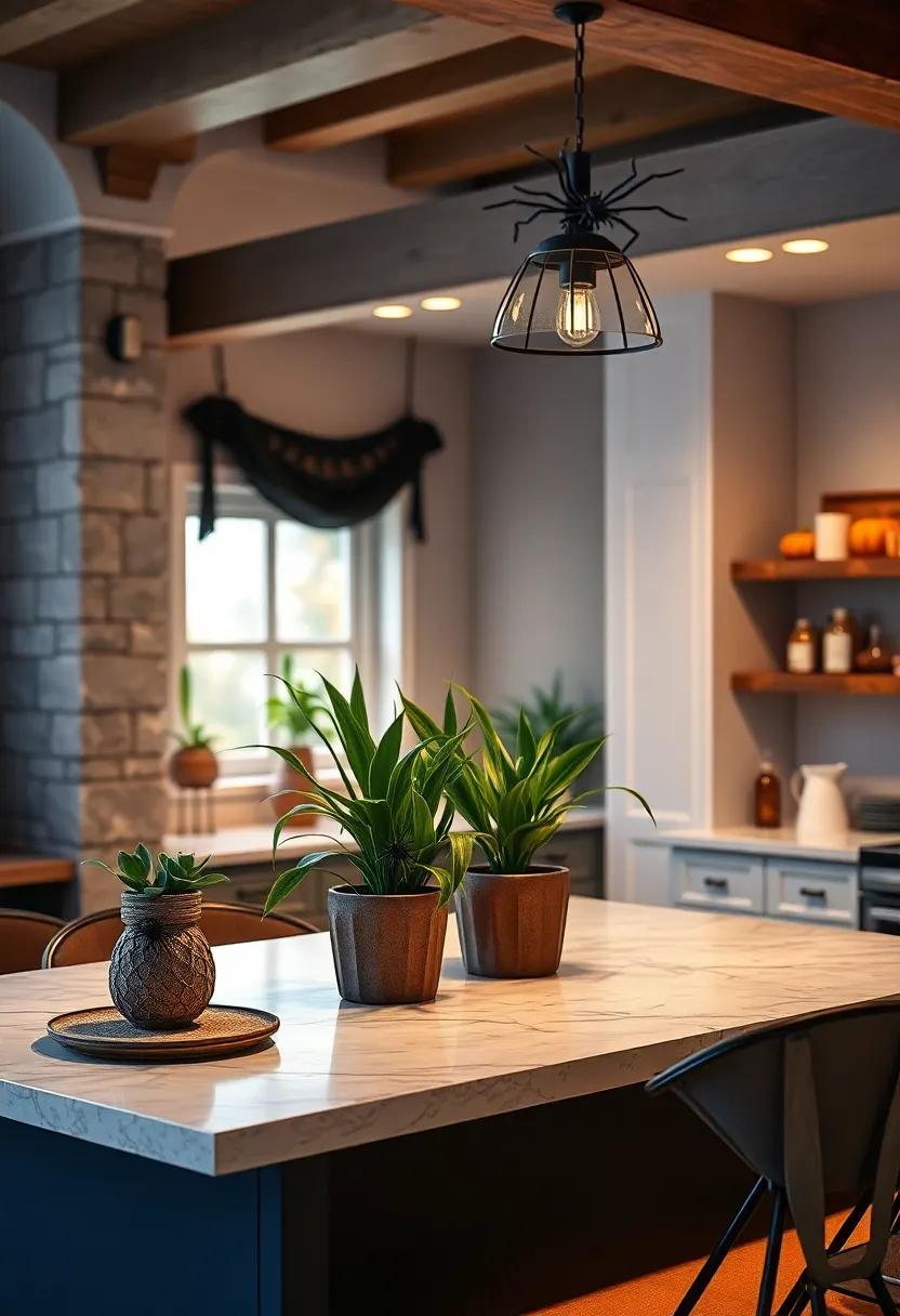 Faux Spider Plants: Opt for artificial⁢ spider plants adorned with tiny faux⁤ spiders to give an eerie feel without the hassle of upkeep or real critters