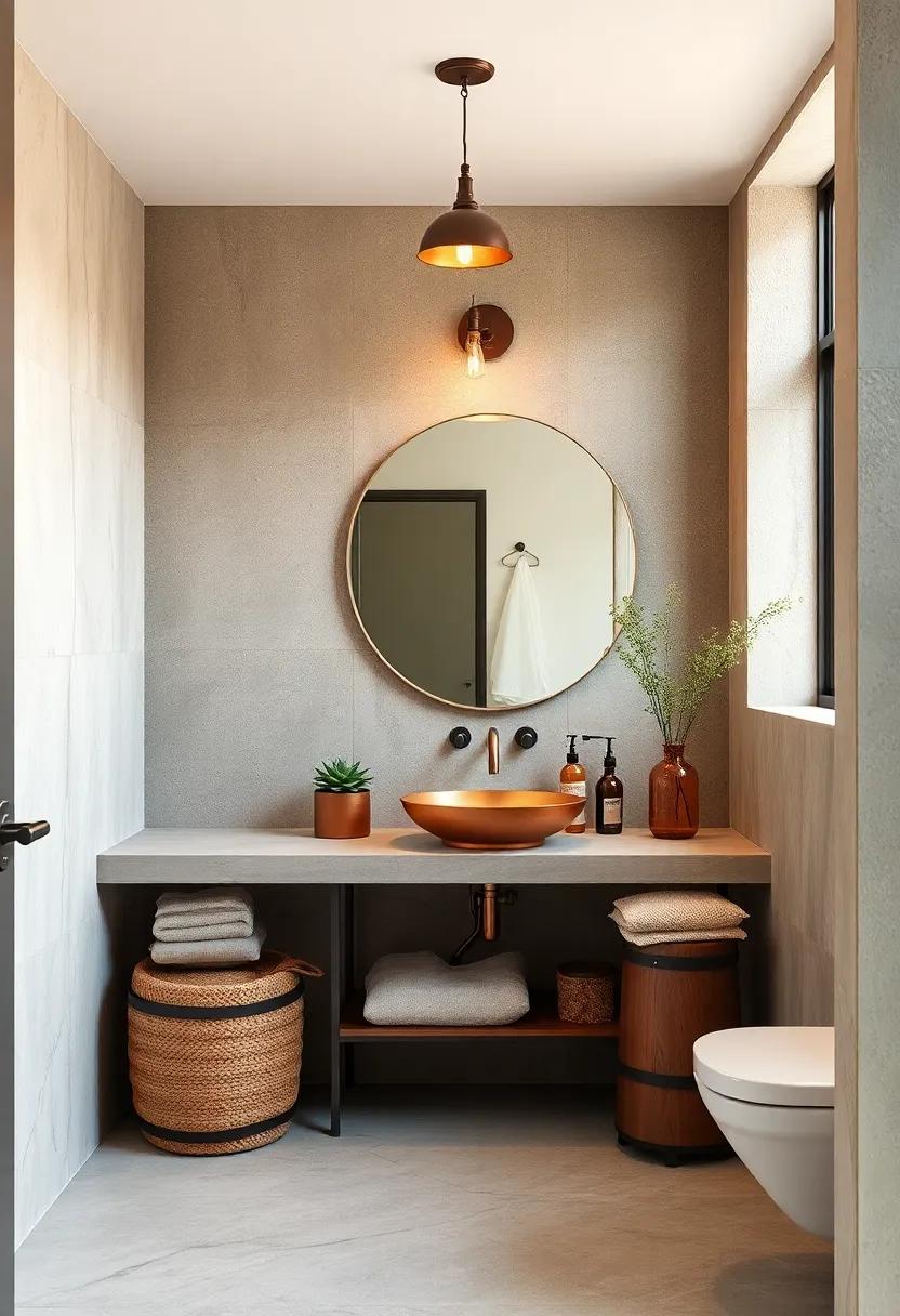 Innovative Craftsmanship: Choose ​artisan-crafted⁢ copper pieces ​that showcase craftsmanship, bringing a⁤ unique, one-of-a-kind touch to your ⁢bathroom