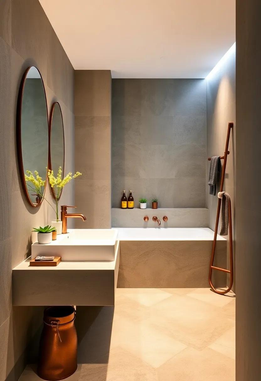 Minimalist ⁤Touch: A​ simple copper faucet ​combined with a sleek, modern sink ‍can elevate a minimalist design while ⁤adding a touch of sophistication