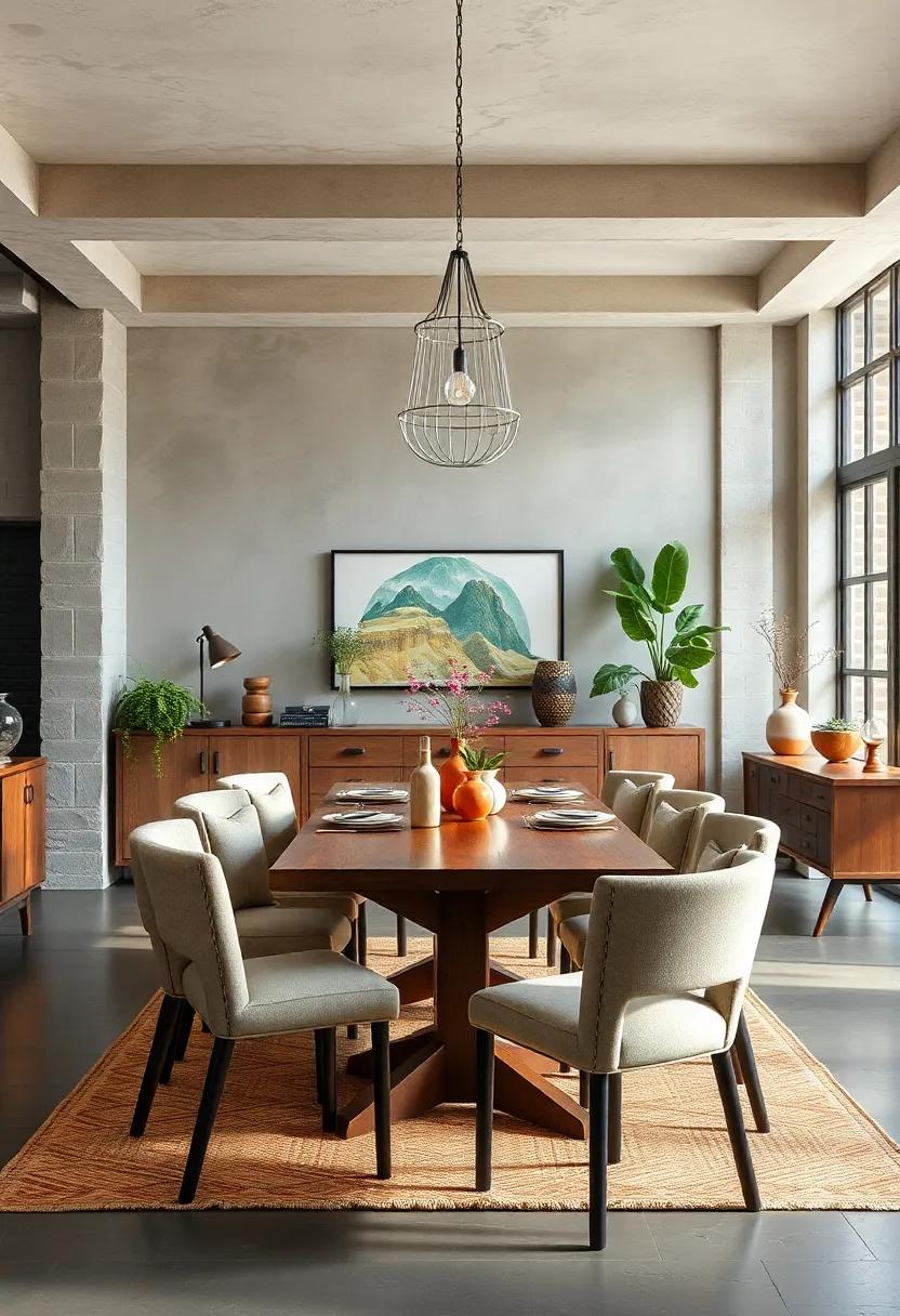 DIY Renovation: Learn about affordable DIY projects that can transform a standard dining room into a trendy industrial haven
