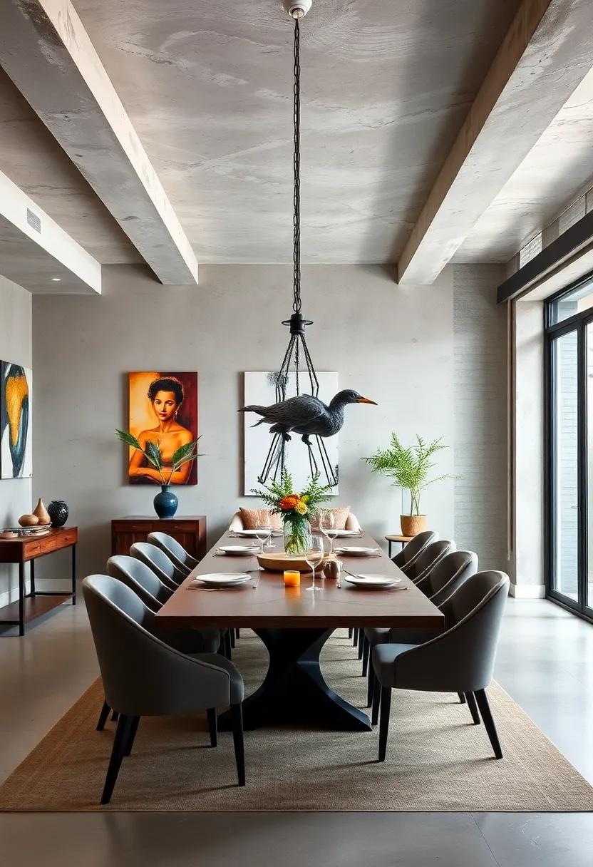 Functional Art: Find inventive​ ways to incorporate functional art pieces, like ⁢a sculptural dining table or artistic wall‍ decor,‍ into your dining area