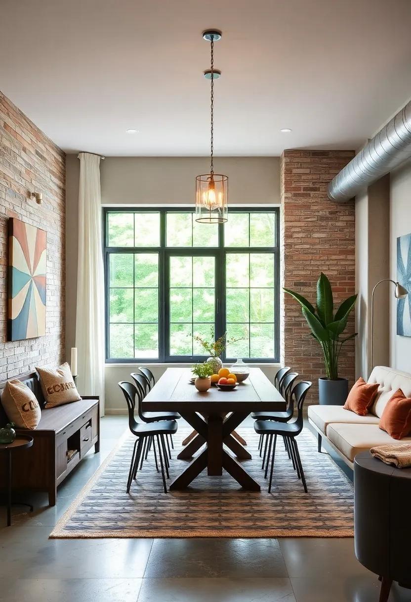 Refined Rustic: See how a blend of⁣ refined finishes and rustic charm⁣ can elevate your dining room, bringing sophistication ⁢to an industrial⁢ base