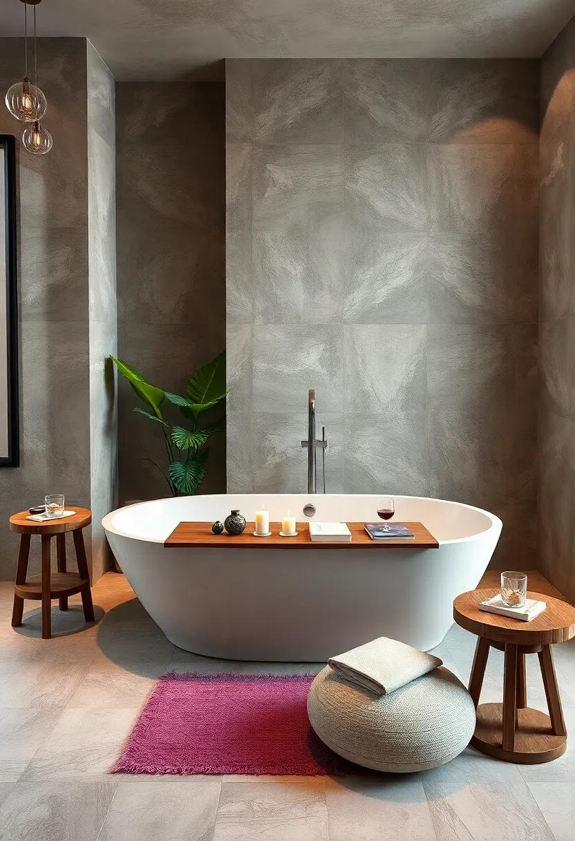 bathtub Tray: Add a stylish bathtub⁤ tray for holding candles, books, or ‌drinks, transforming your soaked sanctuary into a full relaxation zone