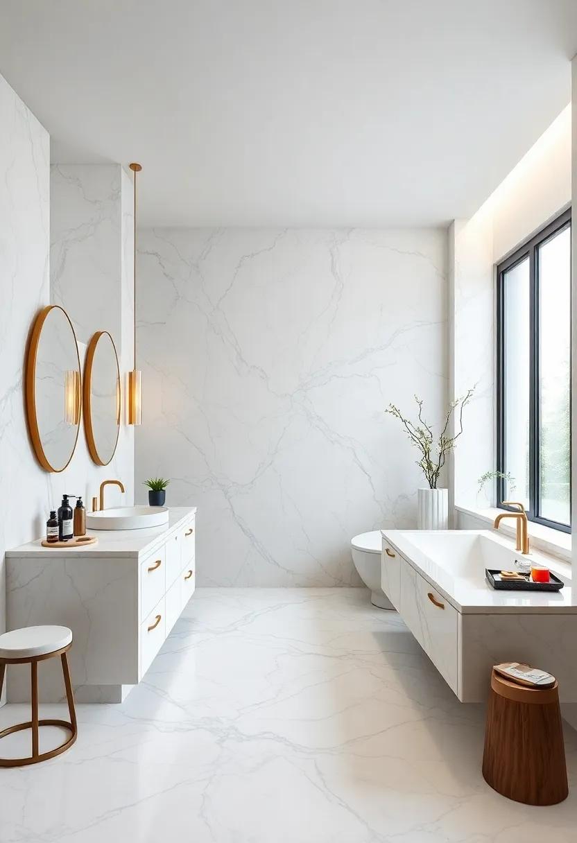 Marble Accents: Use stunning marble for countertops‍ and flooring to elevate the​ aesthetic while providing durability and timeless elegance