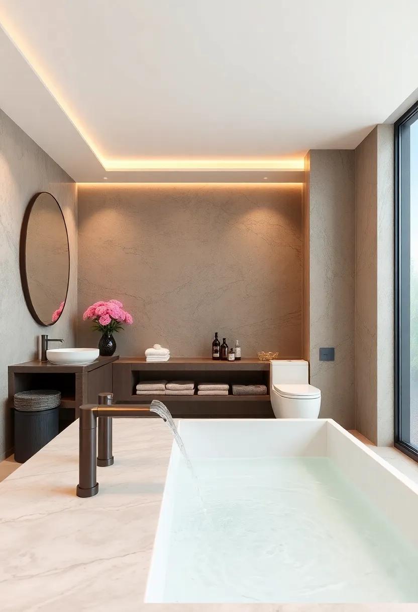 Waterfall Faucets: Choose⁣ faucets that mimic a ⁣natural waterfall‌ flow,adding an artistic touch​ while enhancing your ​daily⁢ routine with soothing sounds